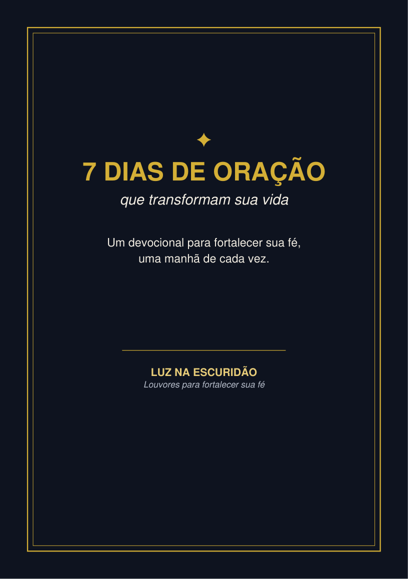 Capa do devocional 7 Dias de Oração